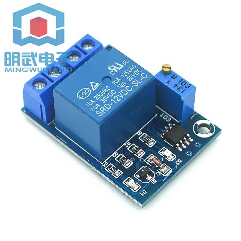 12V Battery Voltage Control Module Automatic Recovery at Low Voltage Protective Switch Disconnection