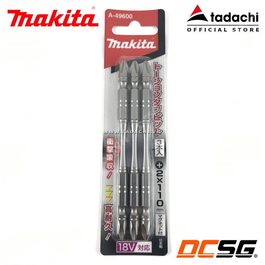 Mũi Vít Bake 2 Đầu Makita Ph2 x 110mm A-49600 (01 mũi)
