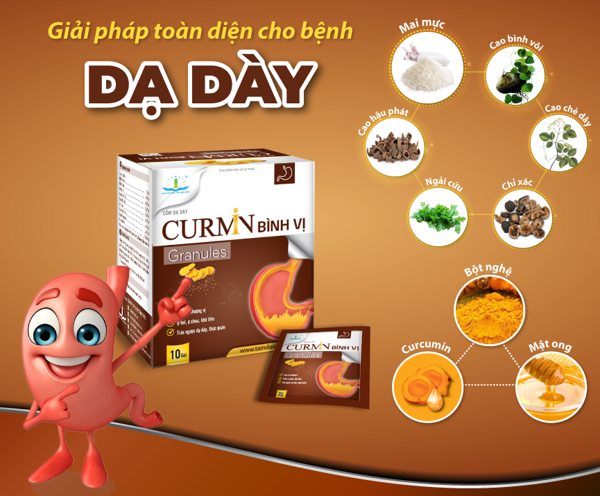 Cốm Dạ Dày Curmin Bình Vị Granules (H/30g)