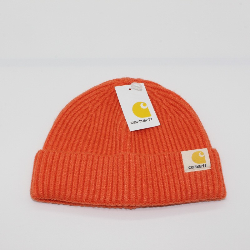 Carhartt Beanie Small ready stock logo Men And Women Beanie Knitted Wool Cap Casual High Quality Hat Cool Cap