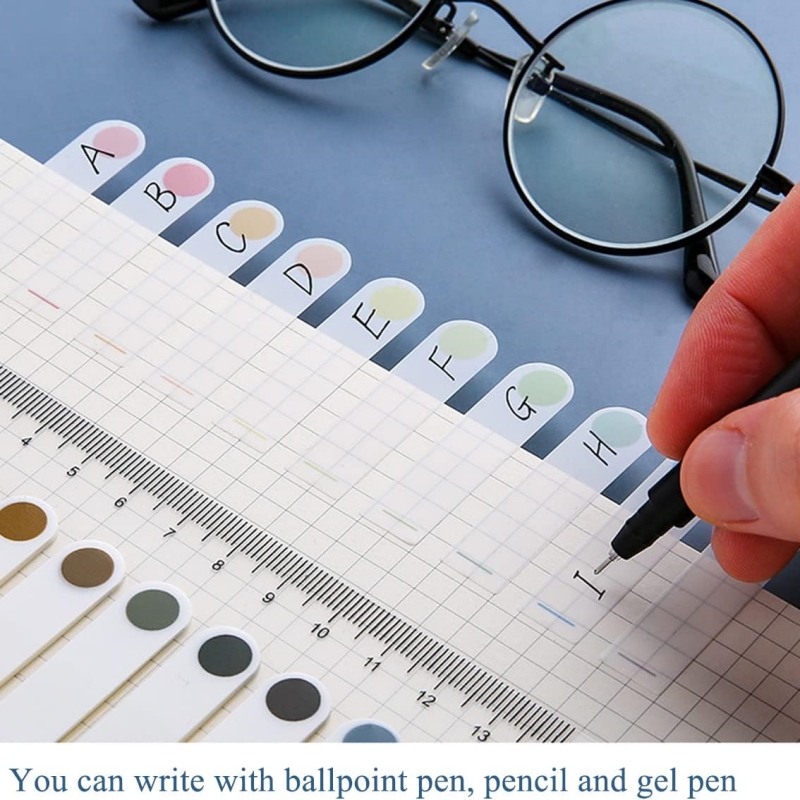 Stick Note Color Tabs 【Dream Sailing Store 】Vintage Colors Sticky Note Tabs, Writable Index ...