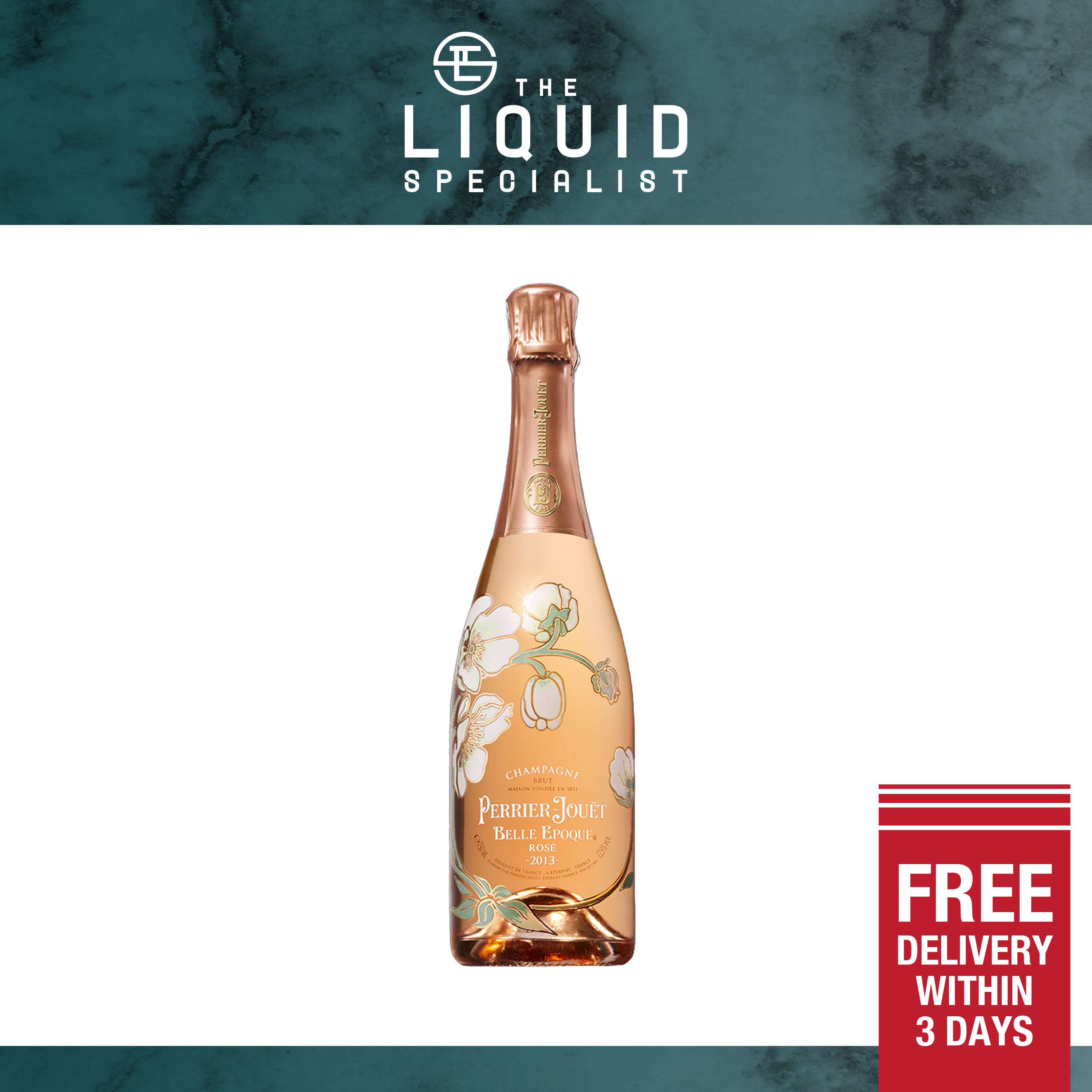 Perrier Jouet Belle Epoque Rose Champagne 2013 - 75cl | Lazada