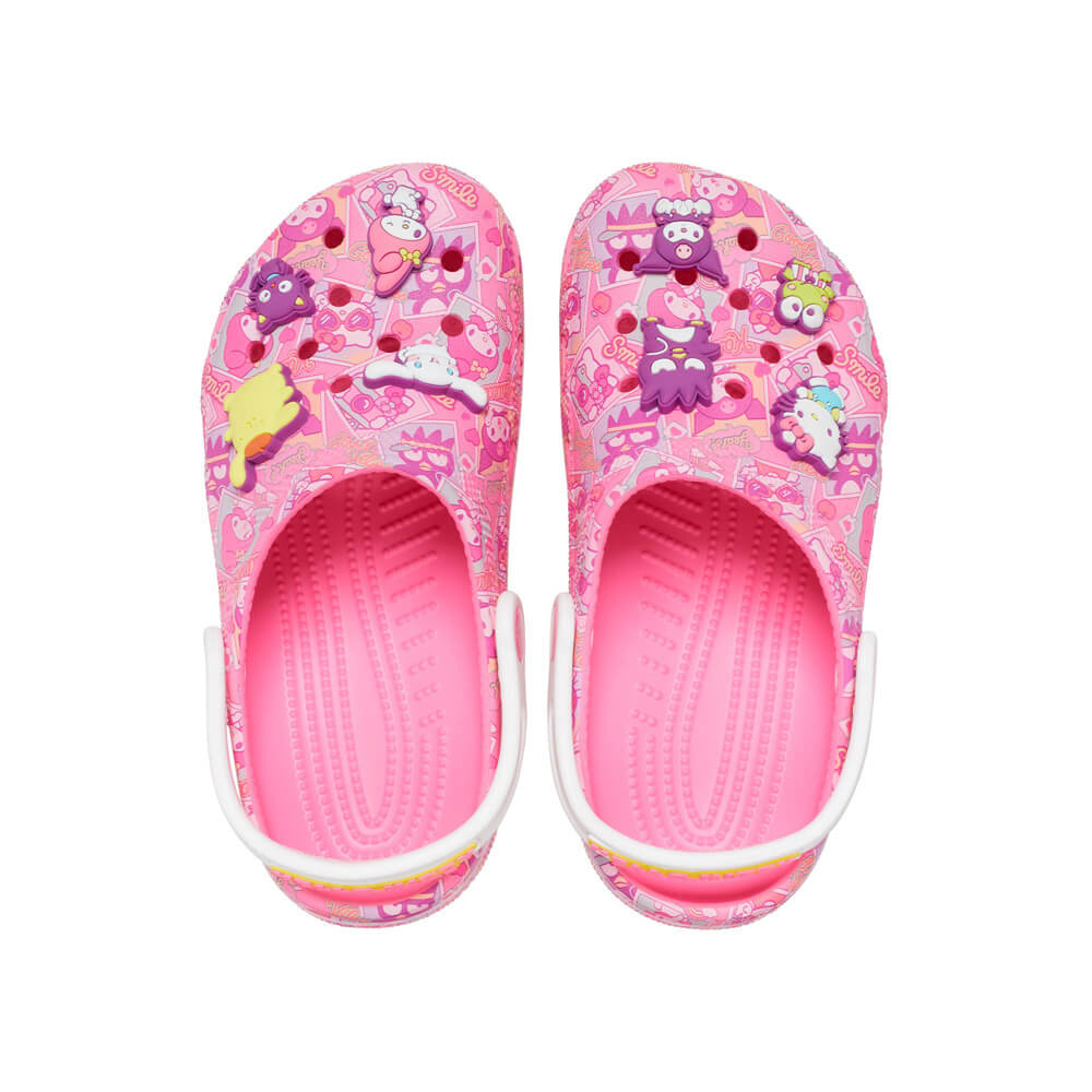 Giày Clog Trẻ Em Crocs Toddler Classic Hello Kitty - Pink