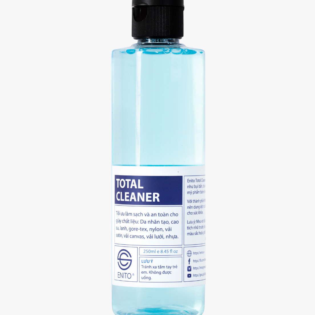 [Chính hãng] [Ảnh thật] Dung dịch vệ sinh giày Enito Total Cleaner 250ml
