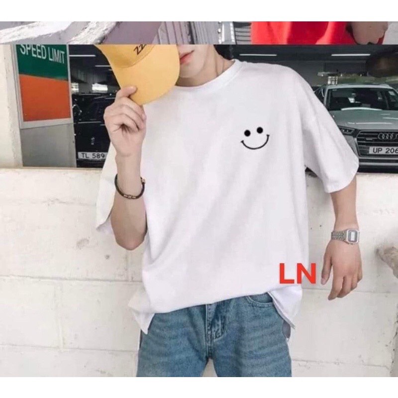 Áo phông miệng cười mắt chấm tròn LN11