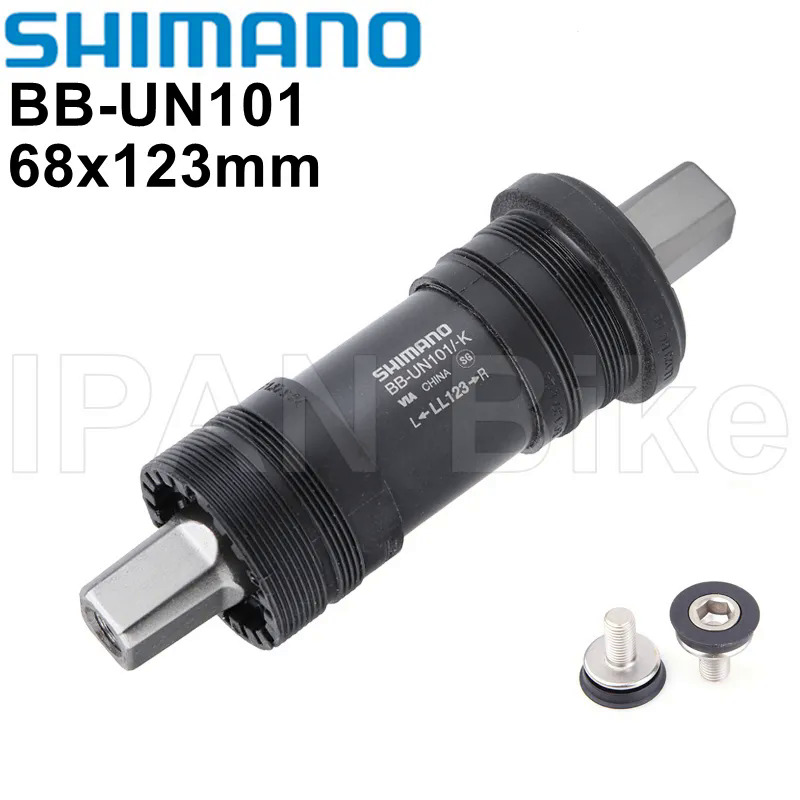 Shimano bb-un26 bb-un300 bb-un101 dưới khung vuông lỗ 6873mm trục xe đạp bb mtb xe đạp đường khung dưới un26 un101