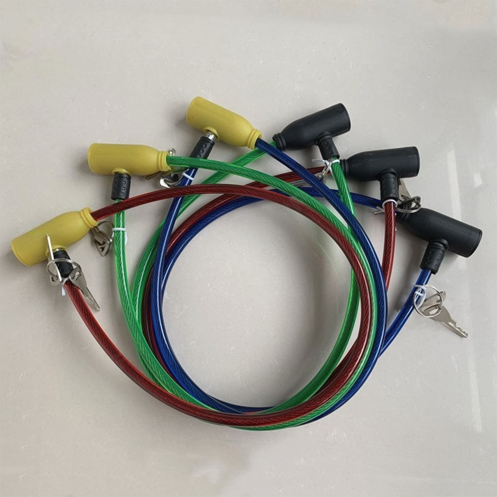 【Support-Cod】 Bike Lock With 2 Keys - Durable Anti- Steel Cable For ...