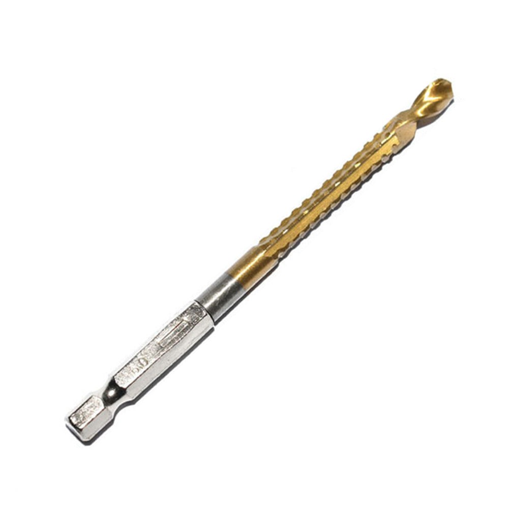 1Pcs Multifunction Hss Drill Bits Hex Shank Metal Titanium Auger Punch Tools More Efficient Drilling