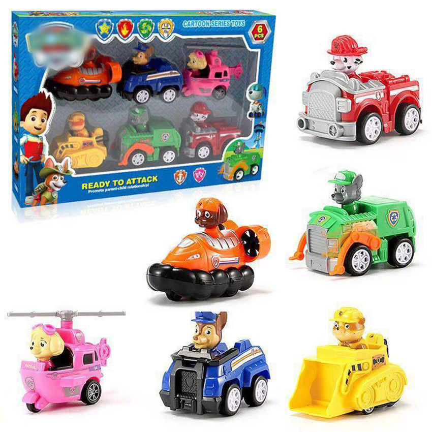paw patrol car and figure