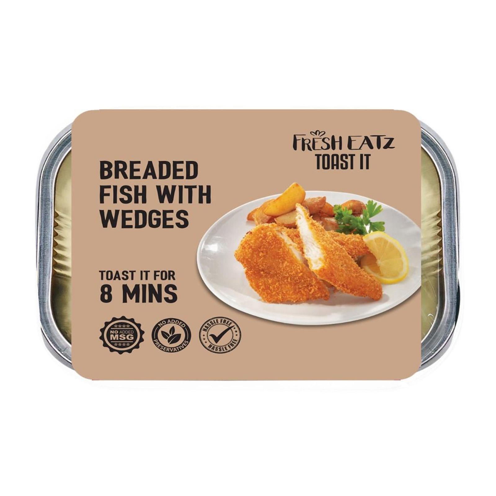 Li'l Chef Fresh Eatz Toast It Breaded Fish With Wedges Frozen