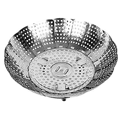 Lotus Steamer for Momo Making Stainless Steel 18 Cm 7.1 Inch Kitchen Home Appliance.