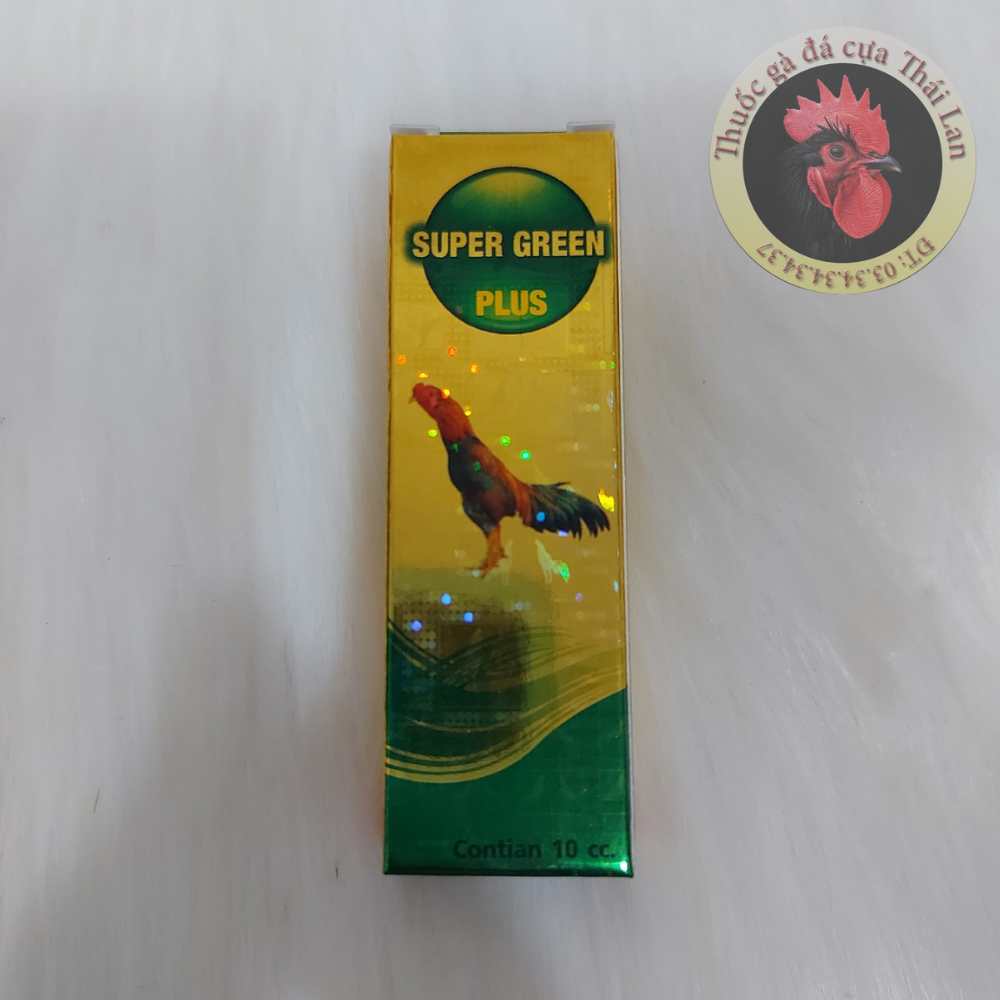 [HCM]super green plus chính hảng thái lan - Đặc trị gà đá khò khè - xổ mũi - 1 lọ / 10cc , thuốc gà đá uy tín , giá rẻ