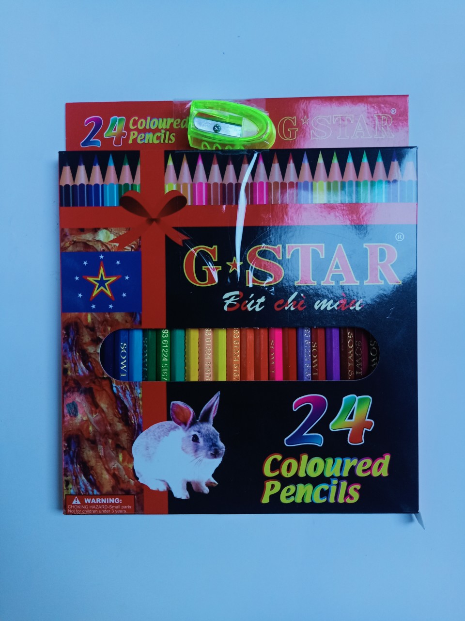 BÚT CHÌ MÀU THÂN GỖ HIỆU G*STAR (12-18-24 màu)