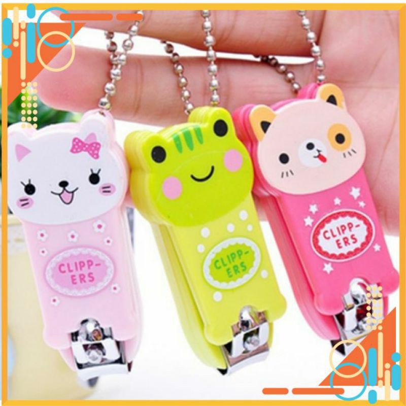 Bấm móng tay⚡freeship⚡dụng cụ cắt móng tay hình thú dễ nhiều màu tiện dụng