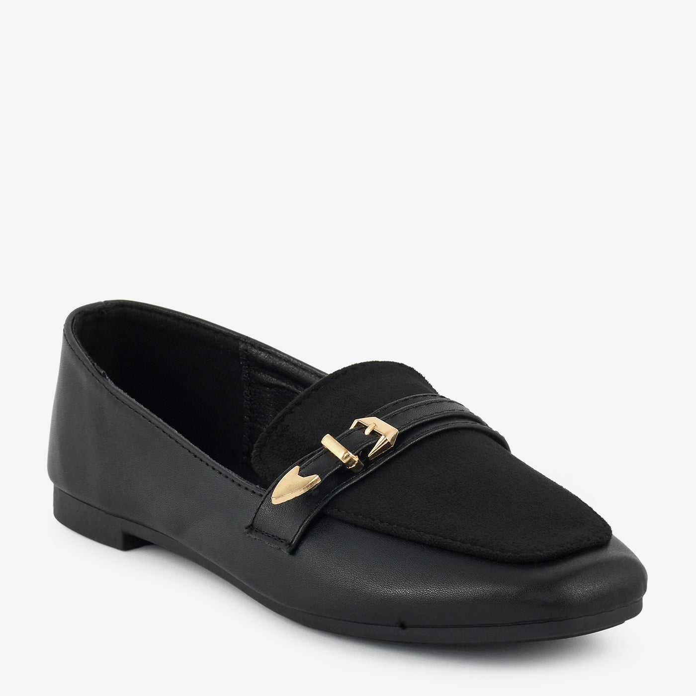 ECS%20Dual%20Buckle%20Flat%20Loafers%20For%20Women%20-%20Image%207