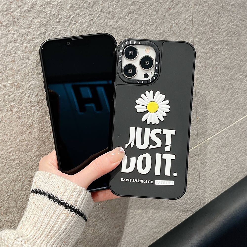 Ice FoxColorful Silicone Case For iPhone 14 15 Pro Max 3D Touch Hard Back Cover Case for iPhone 12 13 Pro Max Letters Orea Shockproof Case For iPhone 11 Case Tify Case