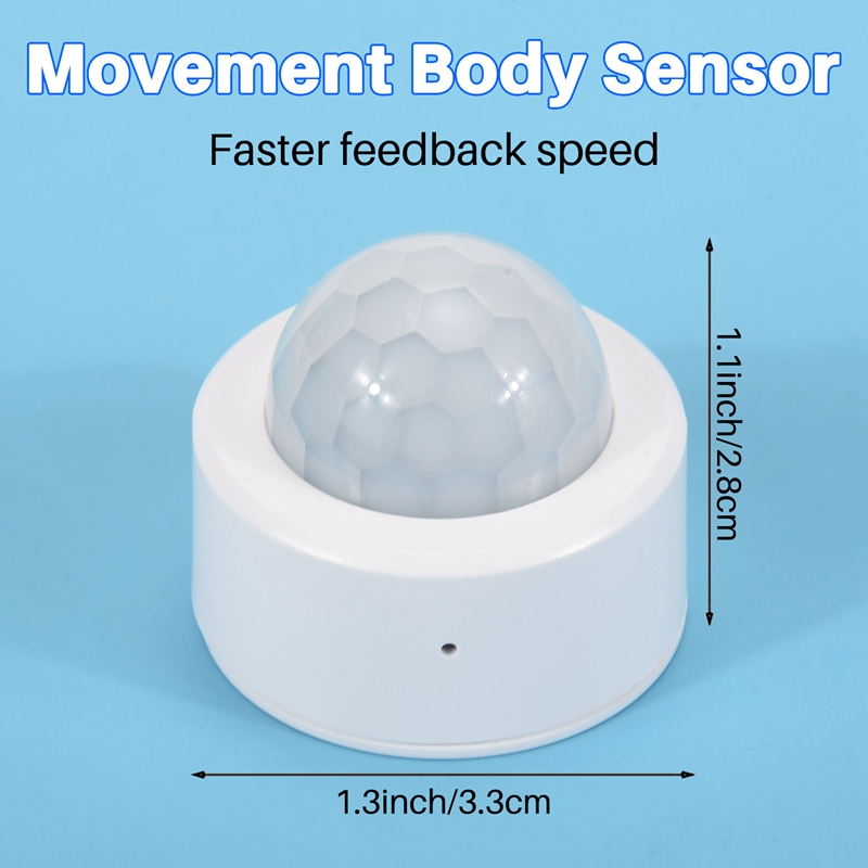 Movement Body Sensor Zigbee 3.0 Tuya Mini Smart Human Motion PIR Transducer Smart Life Home Wireless Connection Light