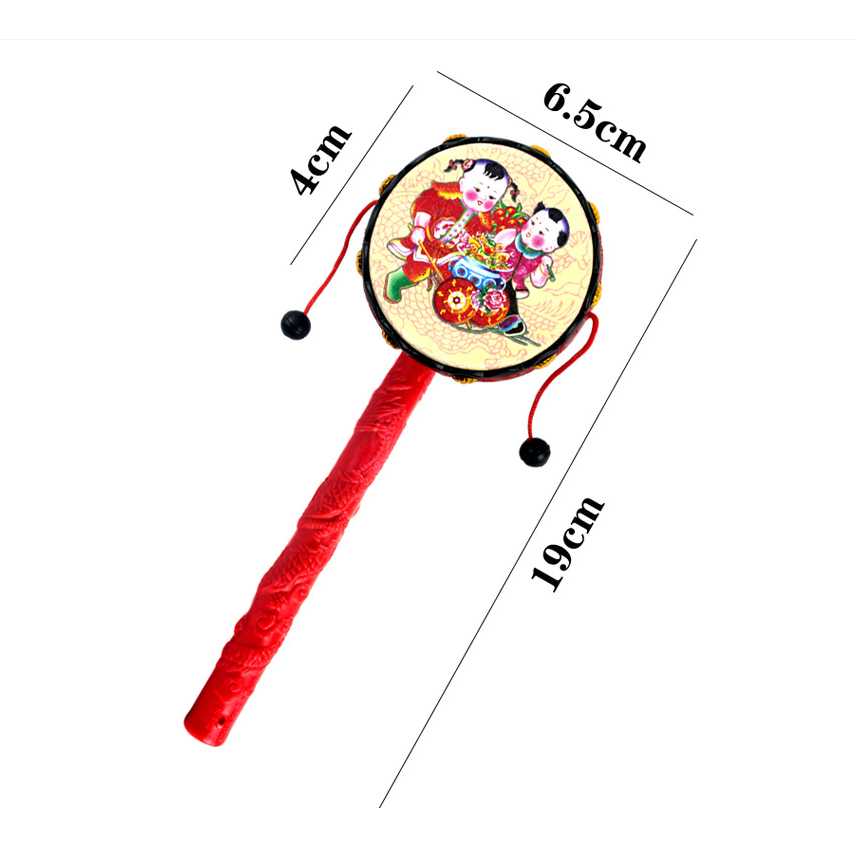Đồ chơi trống lắc mẫu dân gian cho bé (1645TLM)