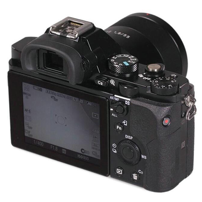 The Lord of the Tools 2 stuks oculair oogschelp DK-23 Zoeker Oogbeker Rubber Camera Protector Vervanging Oculair Compatibel met Nikon D750 D610 D600 D7200 D7100 D7000 D5100 D5000 Camera Zwart