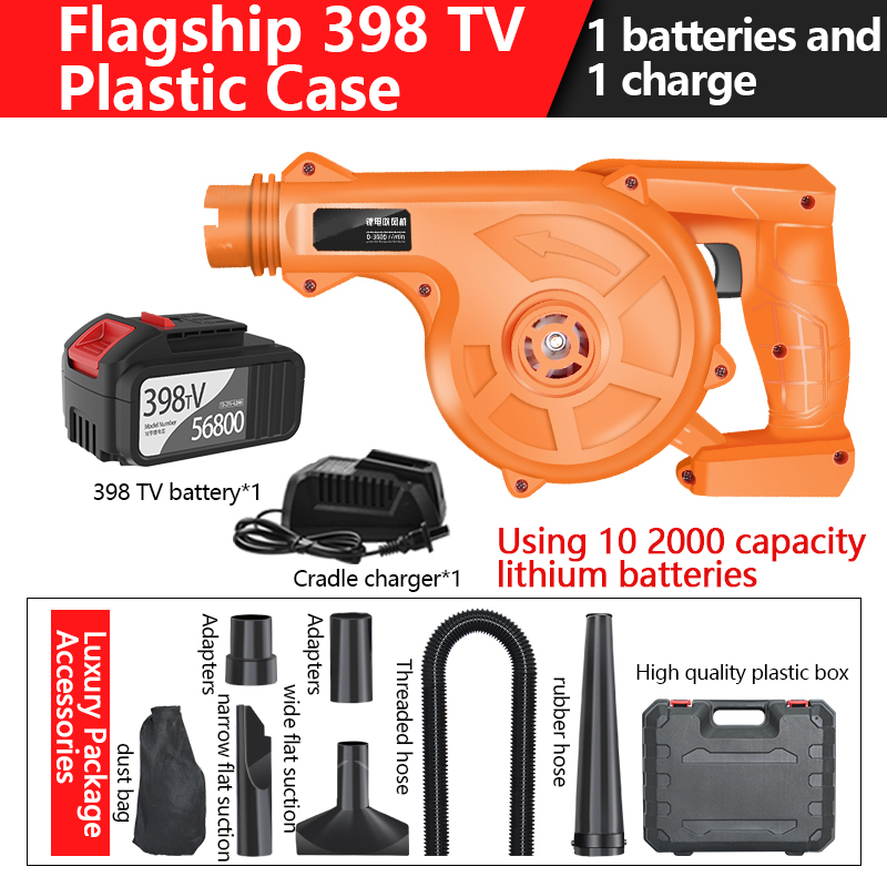2 In 1 Electric Cordless Leaf Blower Machine computer clean of dust