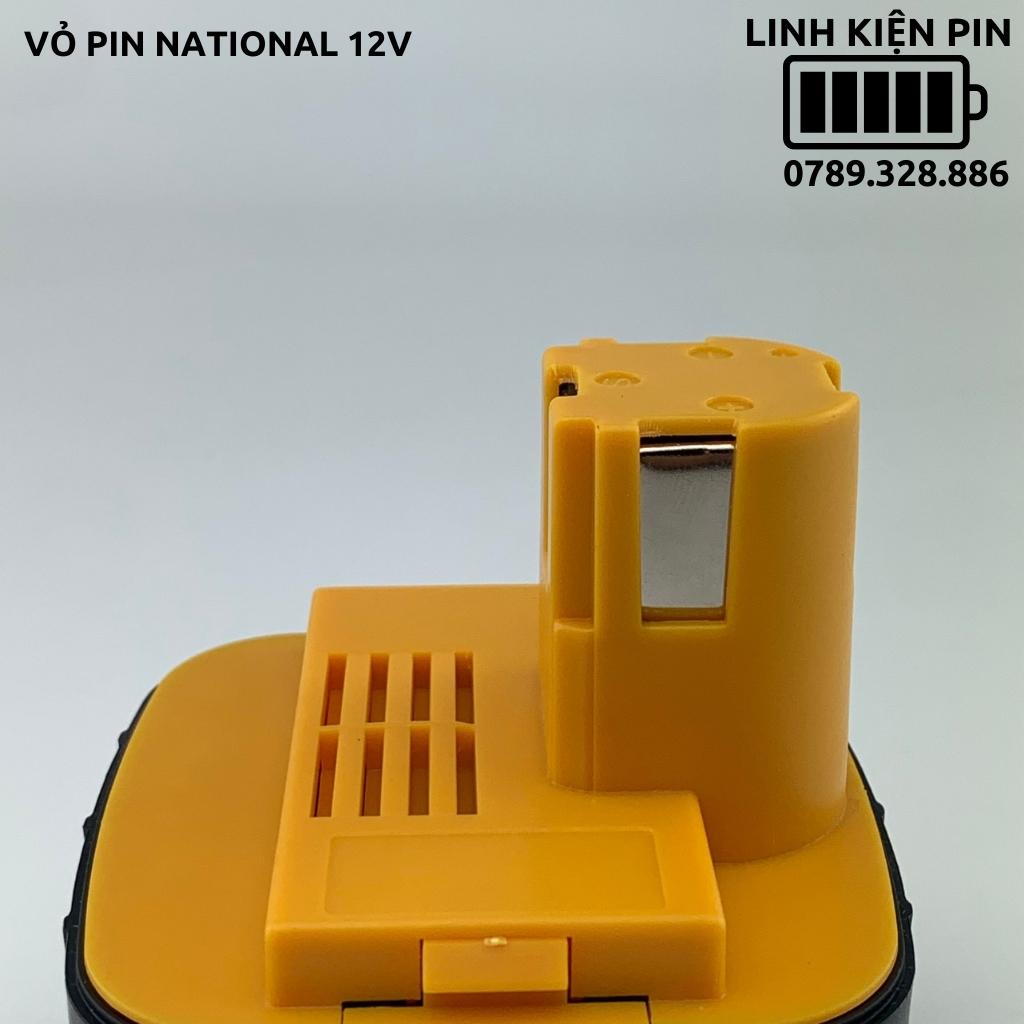 Vỏ pin national 12v mới đóng được 6 cell