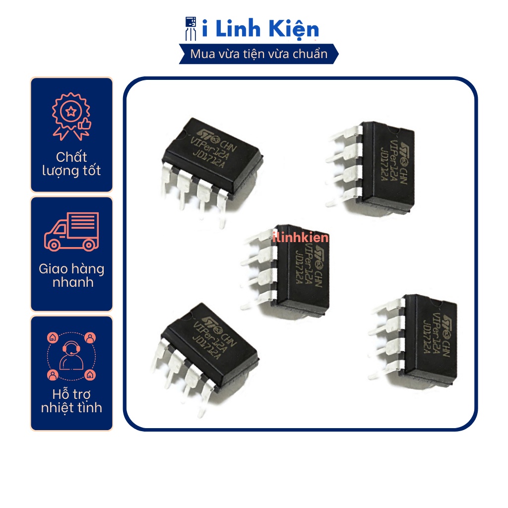 Viper12A viper 12a ic nguồn bếp từ chất lượng tốt.
