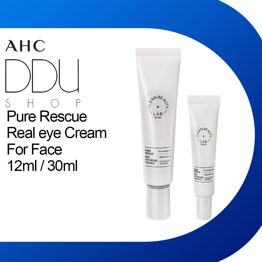 AHC Pure Rescue Real eye Cream For Face 12,30ml Lazada PH