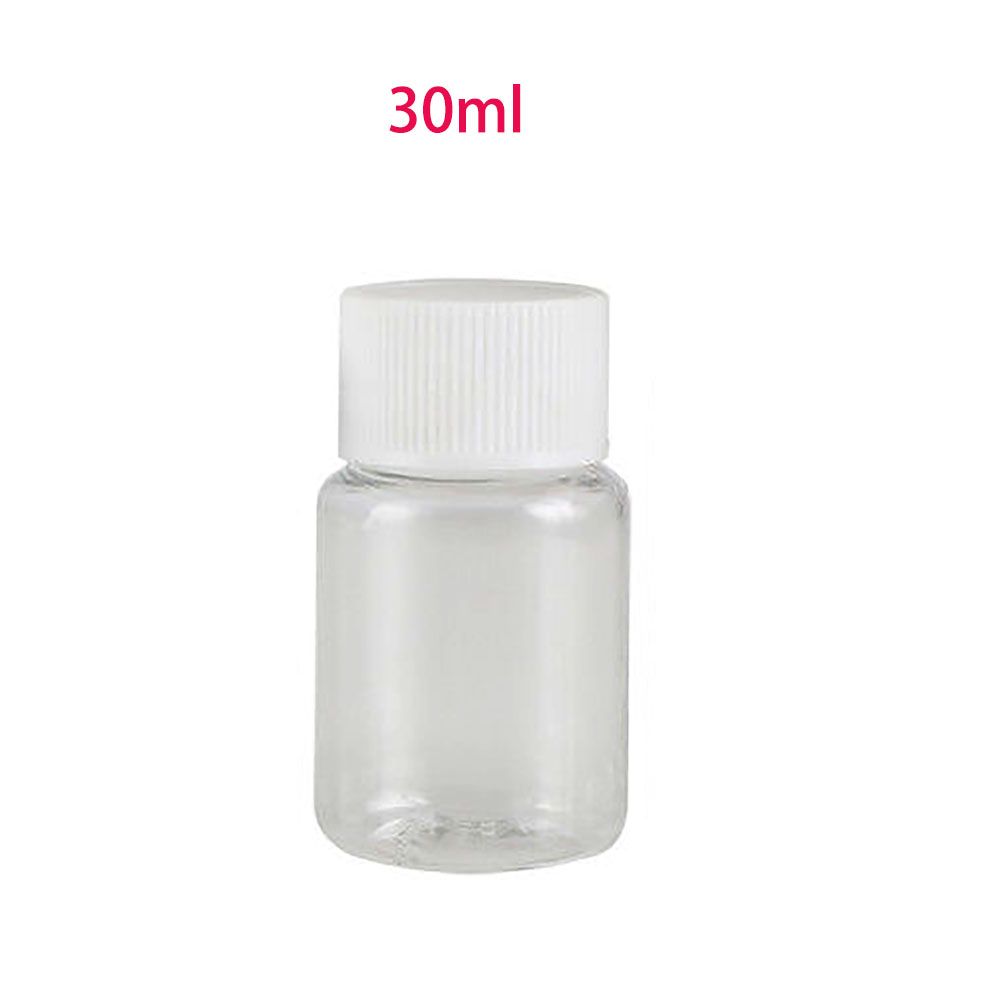 TUMEC Clear PET Plastic Reagent Vials Powder Container Chemical ...