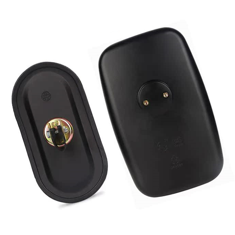 Excavator rearview mirror engineering vehicle truck forklift cab reflector universal modified wide-angle reversing mirror. 