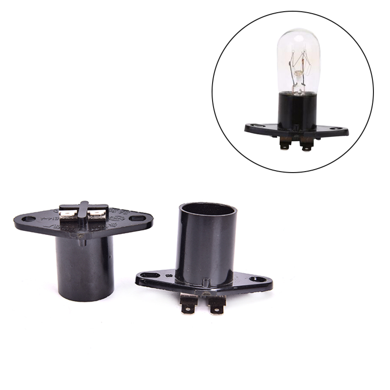 Godessing 1Pc 250V 2A Microwave Oven Lamp Holder E14 Base Microwave Oven Accessories