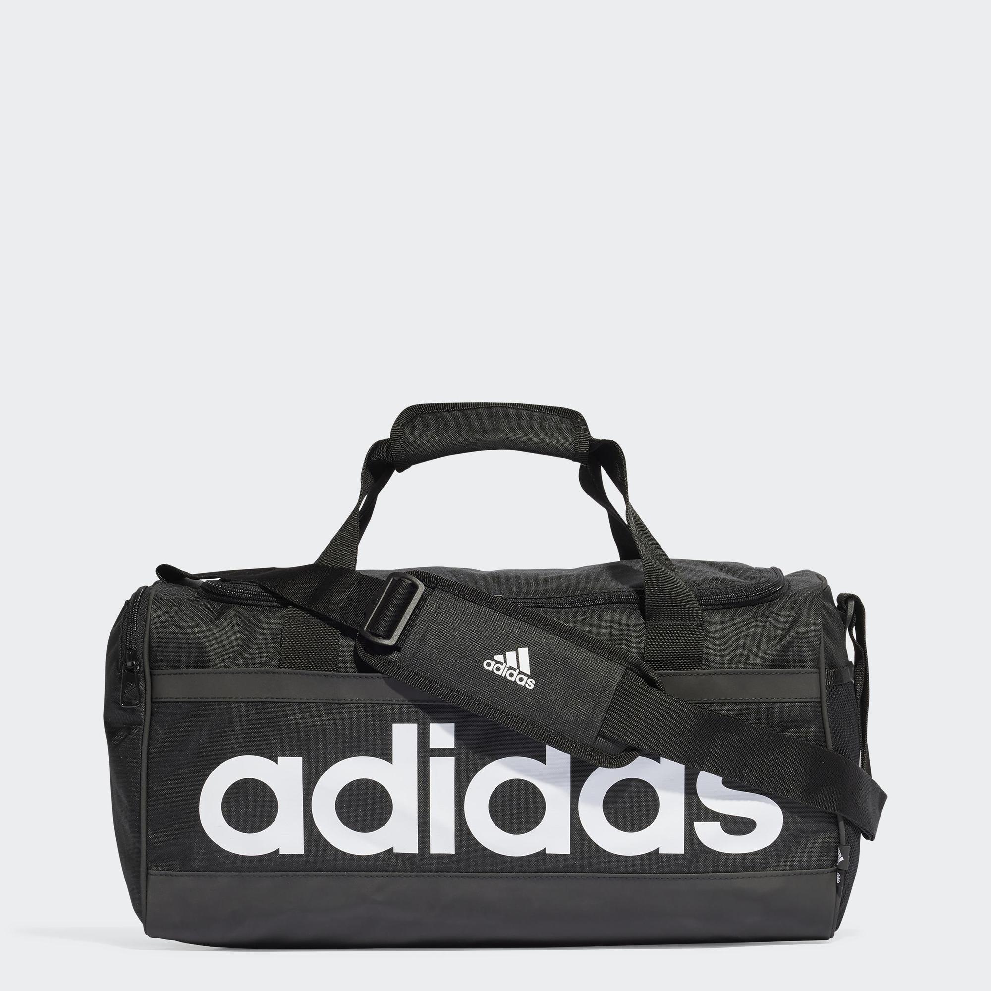 Adidas Phong cách sống Túi Duffel Linear Essentials Cỡ Vừa Unisex Đen HT4743