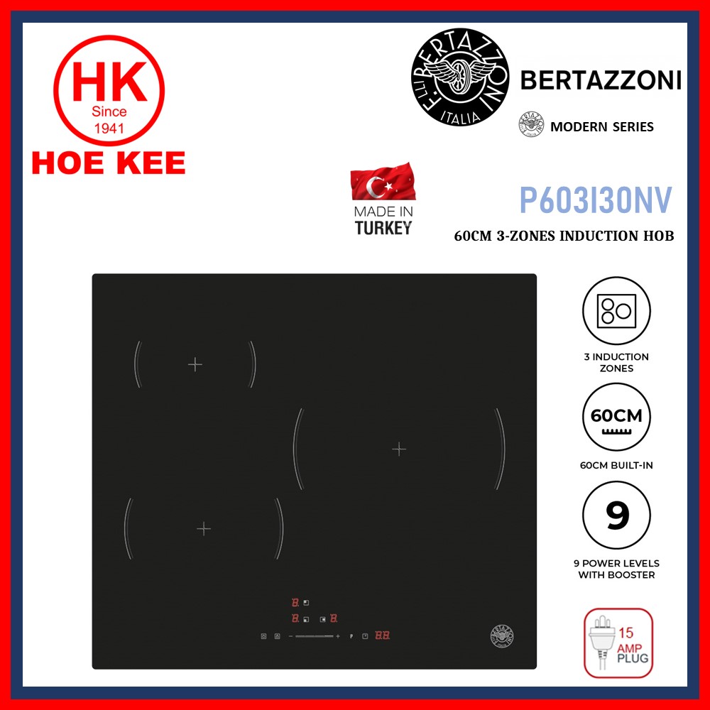 Bertazzoni Induction Hob P603I30NV Lazada Singapore