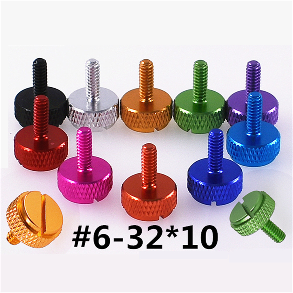 Aluminum%20Alloy%20Knurled%20Hand%20Tighten%20Thumbscrew%20Bolt%206-32%20Slotted%20Screw%20Computer%20Case%20Anodized%20Color%20Length%206.5/10/12mm%20-%20Image%204