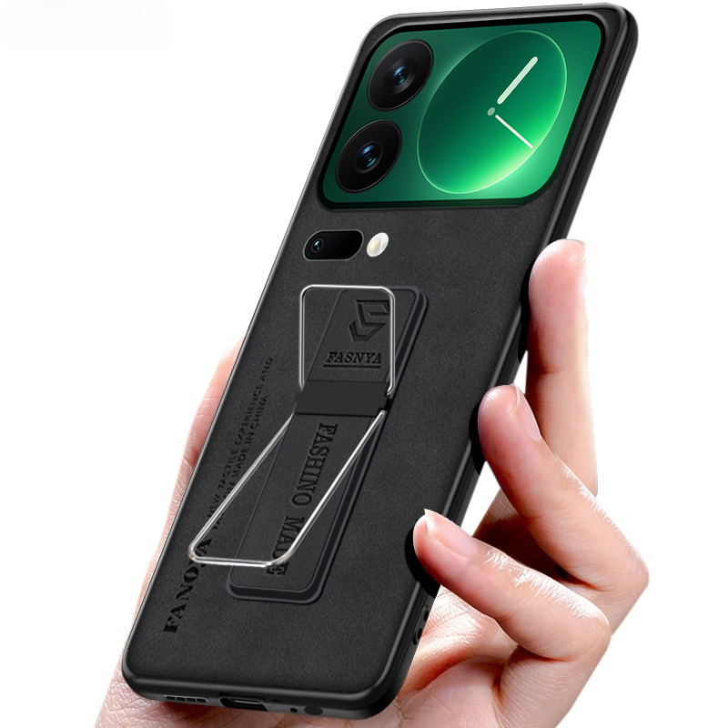For Xiaomi 17 17 Pro Max Phone Case Fluff Luxury Sheepskin Silicone Soft TPU Anti-knock Kickstand for Xiaomi 17 Cover casing HP.