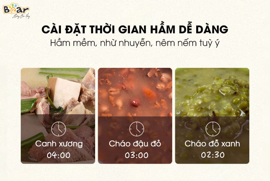 Nồi Nấu Chậm BEAR SUBE002 1,6L