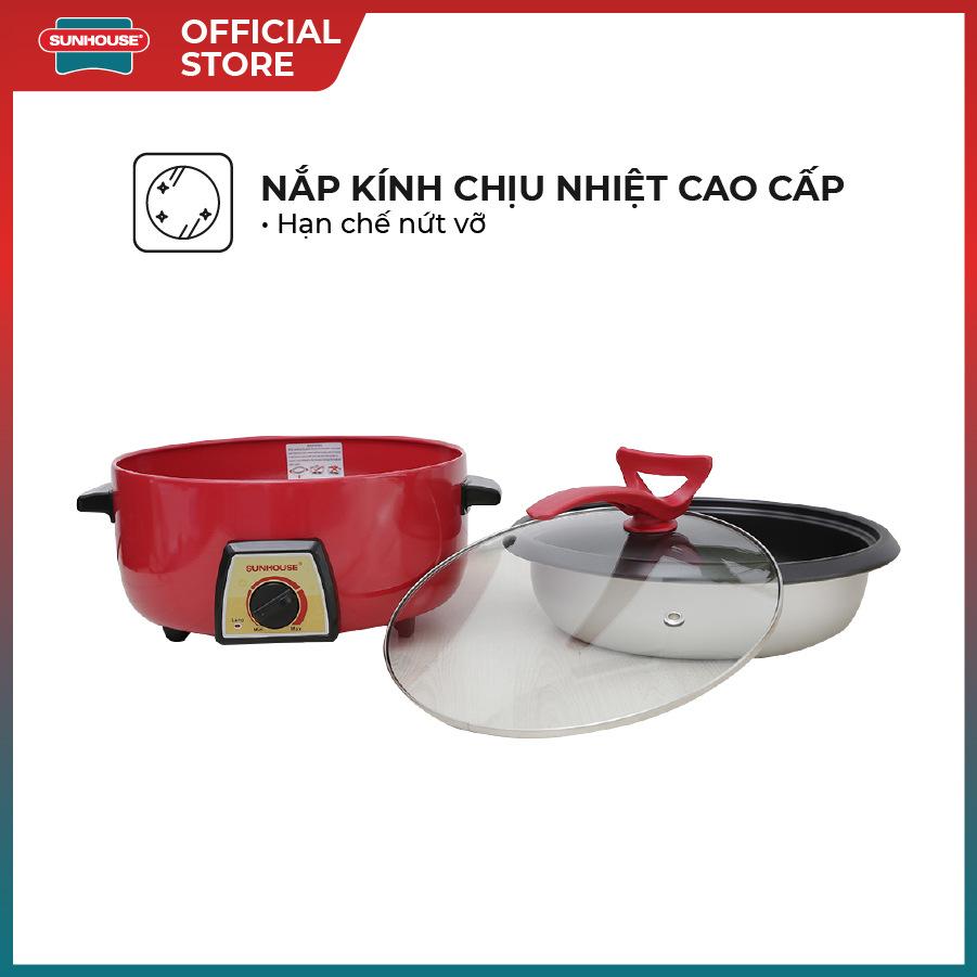 Bếp lẩu điện SUNHOUSE Đa năng 3L SHD4520