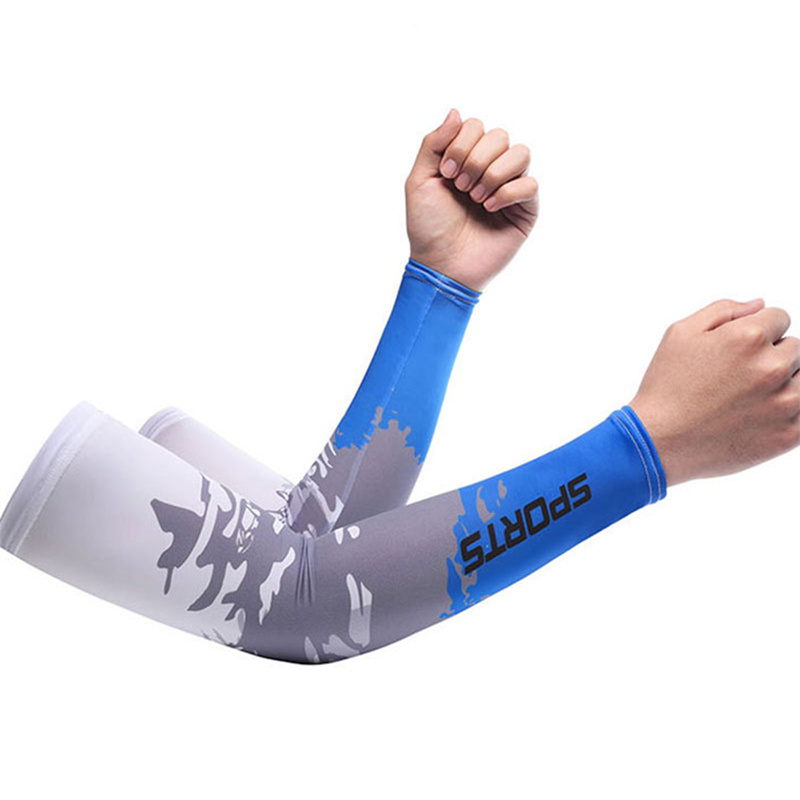 Ice Silk Arm Sleeves Cover Sports Running UV Sun Protection Outdoor Men Cycling Sleeves Sunlight Super Store. 