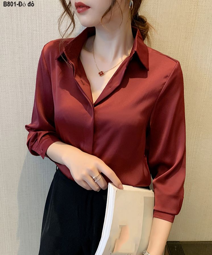 ÁO SƠ MI NỮ CÔNG SỞ SANG TRỌNG -B801