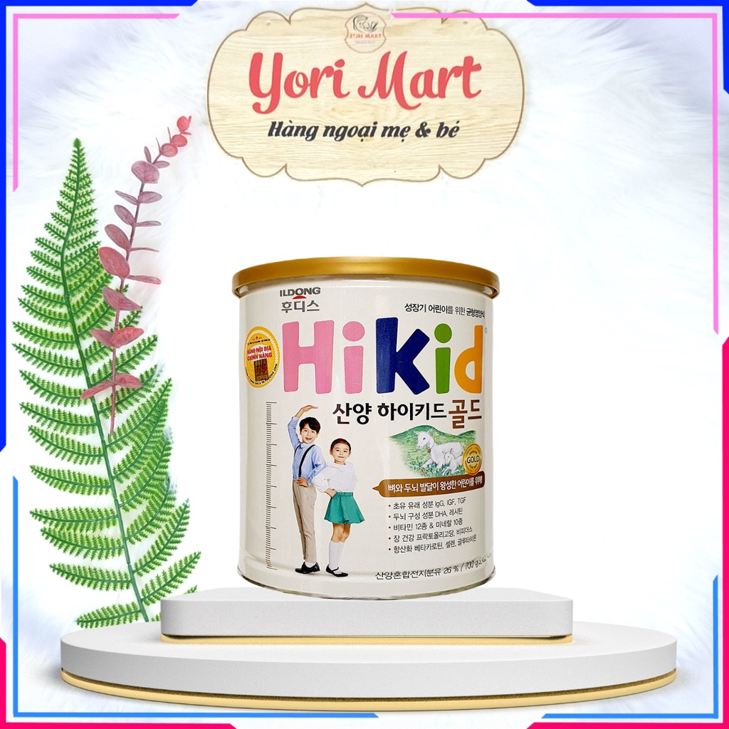 Sữa bột Hikid Dê/Vani Hàn Quốc 700g
