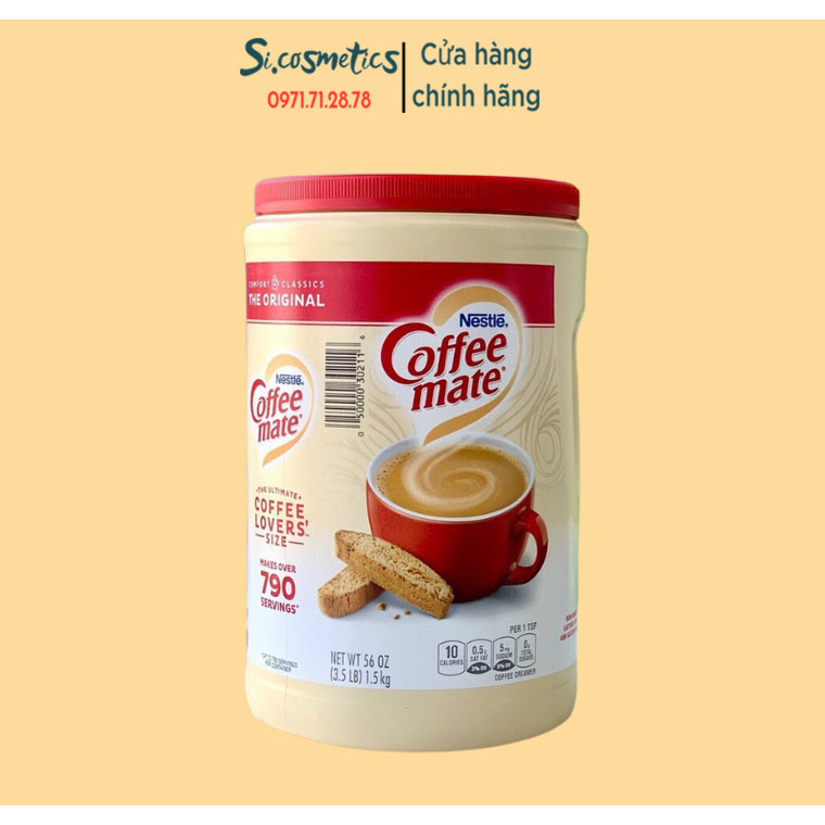 Bột kem pha cà phê nestle coffee mate original 1.5kg mỹ