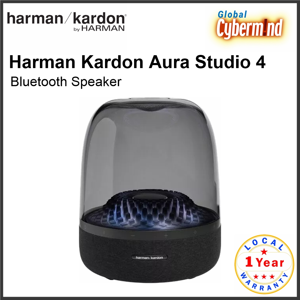 Harman Kardon Aura Studio 4 Bluetooth Speaker with iconic transparent dome  and themed lighting (Brought to you by Global Cybermind) | Lazada Singapore