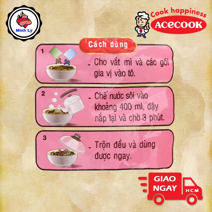 Mì Hảo Hảo Tôm Chua Cay 1 Gói 75g