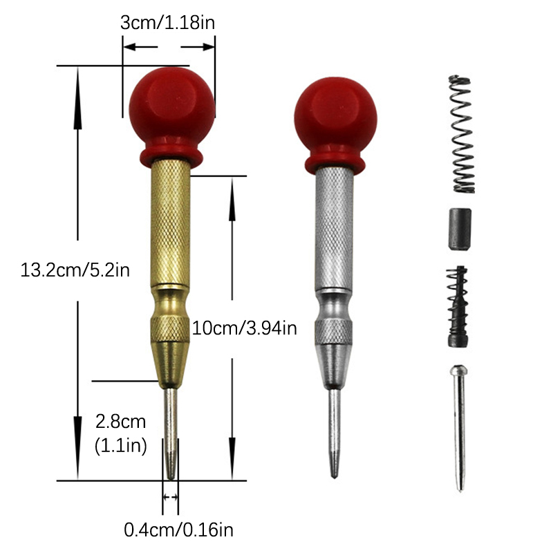 Spring Return Rough Locator Finger Automatic spring locator marker punches starting hole marker firing pin ...