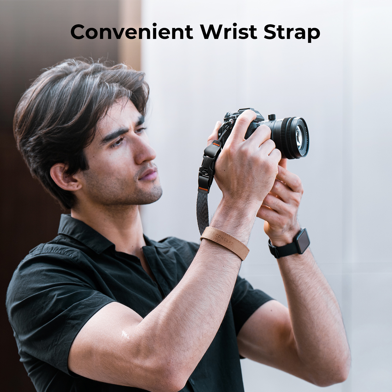 K&F Concept Camera Wrist Strap for Photographers Compatible with  DSLR SLR Mirrorless Camera