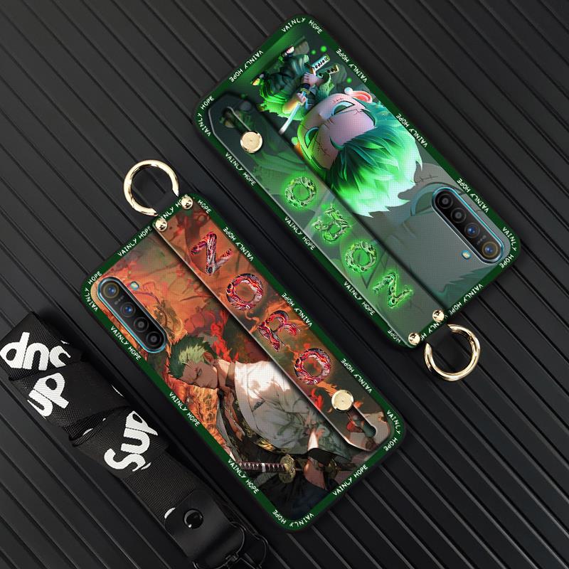 Lanyard Soft case Phone Case For OPPO Realme X2/Realme XT/K5 Cartoon Shockproof Dirt-resistant protective Silicone Cute. 