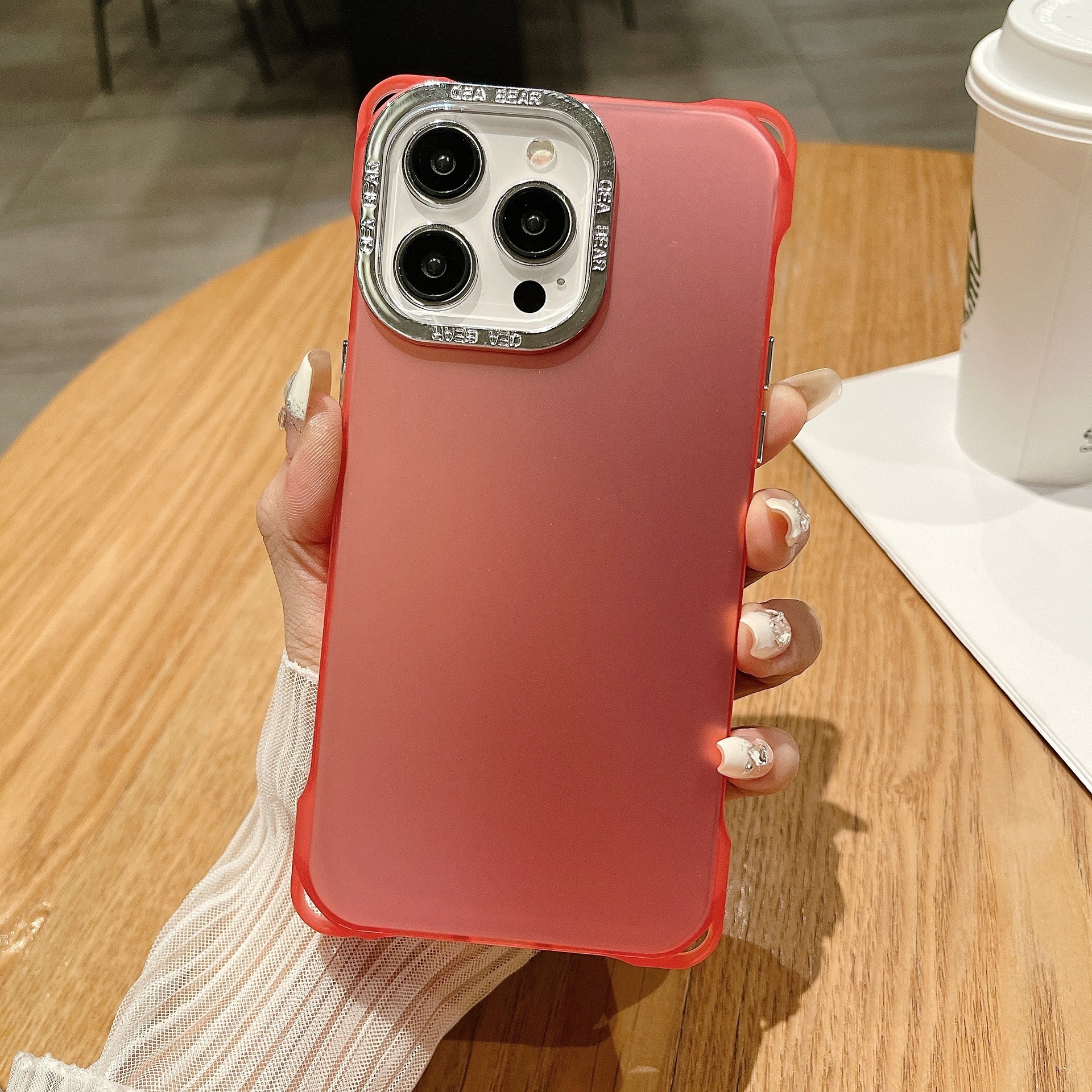 KISSCASE Four Corner Anti Drop Phone Case for IPhone 15 Pro Max 15Plus Case IMD Electroplated Lens Circle Shockproof Cover for IPhone 14 13 12 11 Pro Max Slim Laser Shell
