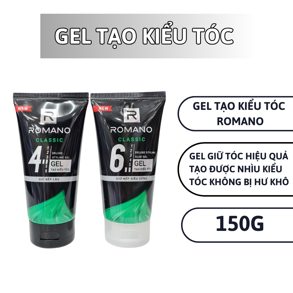 Gel tạo kiểu tóc ROMANO 150g