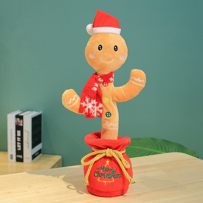 Christmas Tree Music Dancing Singing Christmas Tree Dolls Santa Claus Toys For Home Decoration New Year Gifts