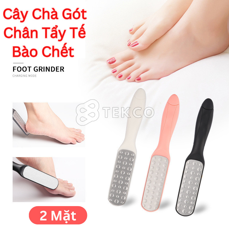 Cây chà gót chân tẩy da chết 2 mặt - cây mài gót chân tẩy tế bào chết tại nhà