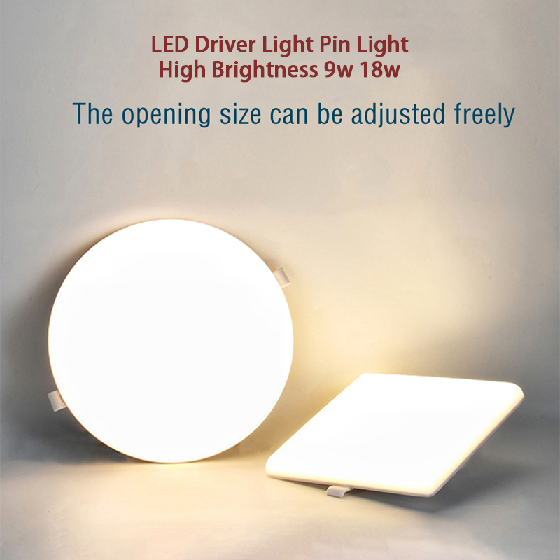 18W Free-Hole Adjustable Rimless Lighting Concealed Panel Light